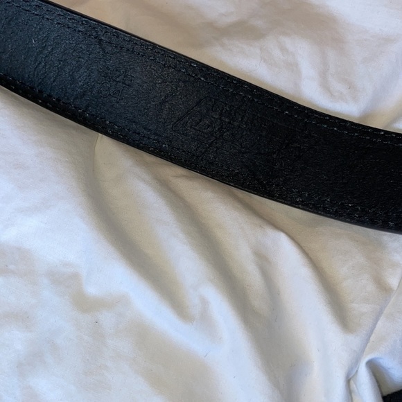 New! Dickies black leather belt with dark metal hardware 34 - Picture 4 of 5